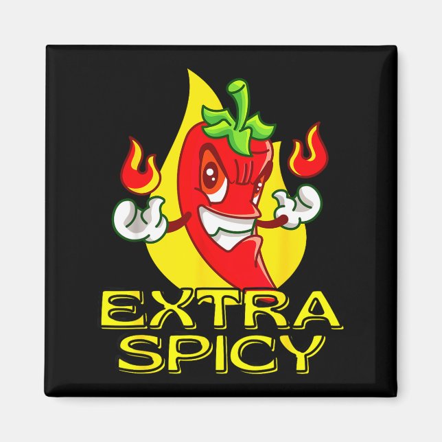 Chili heatwave - extra spicy  magnet (Front)