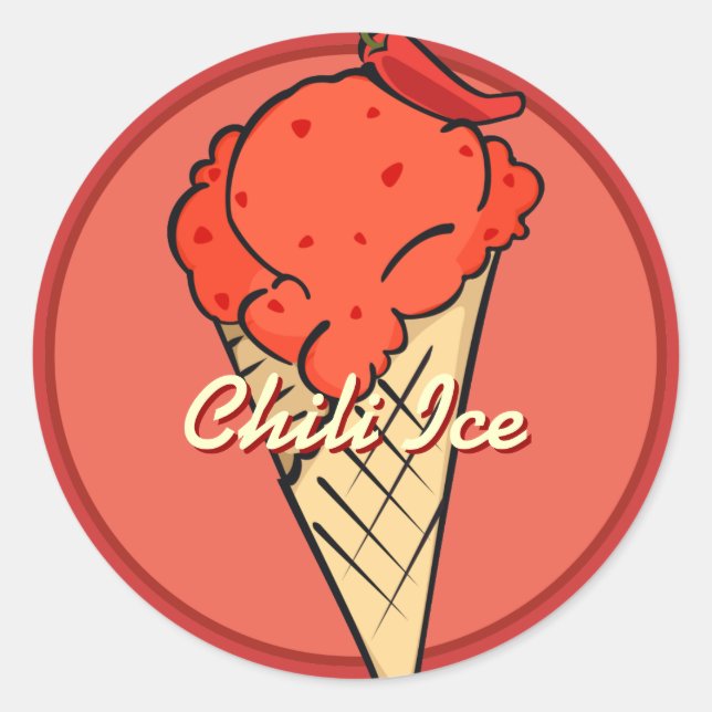 Chili Icecream Sticker (Front)