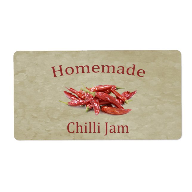 Chili Jam Label (Front)