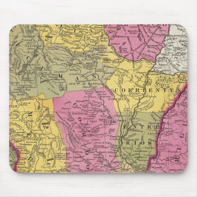 Chili, La Plata And Uruguay Mouse Pad (Front)