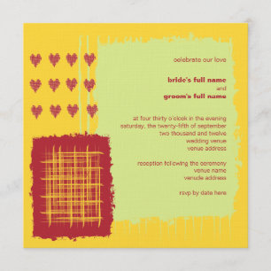 Chili Lemon Wedding Invitation