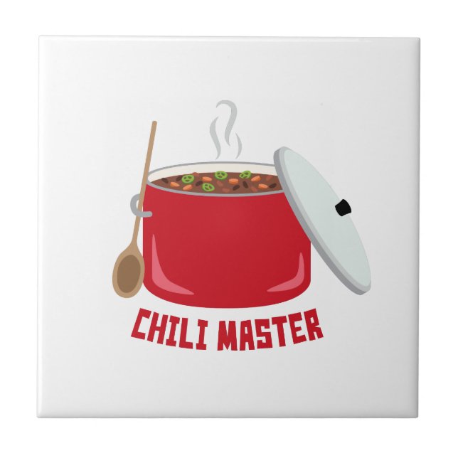 Chili Master Ceramic Tile (Front)