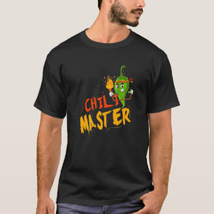Chili Master Spicy Flavoring Pepper Foodie Food T-Shirt