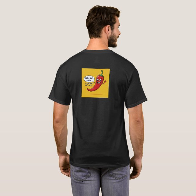 chili not spicy T-Shirt (Back Full)