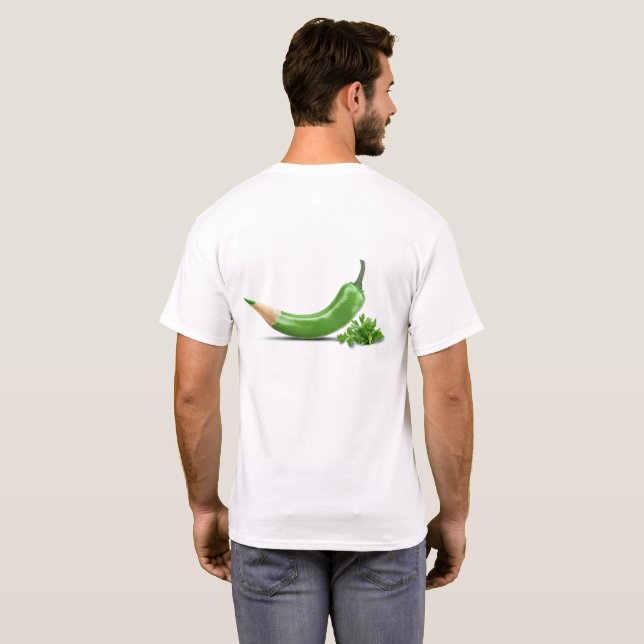 chili paper  T-Shirt (Back Full)
