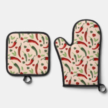 Chili pattern | Oven mitt