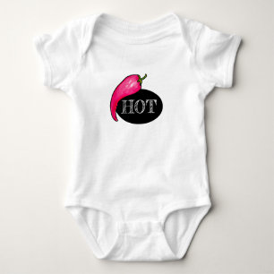 Chili pepper baby bodysuit