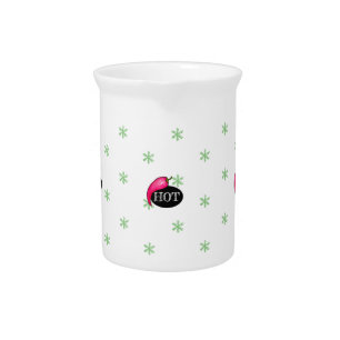 Chili pepper beverage pitcher