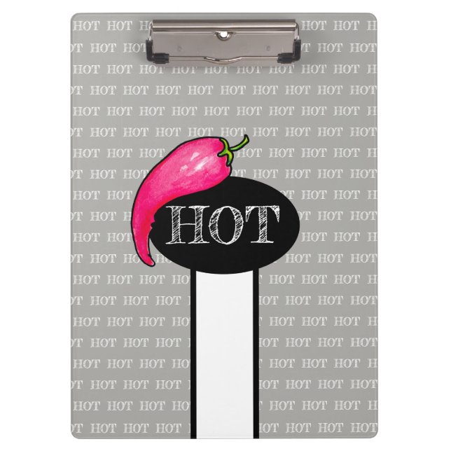 Chili pepper clipboard (Front)