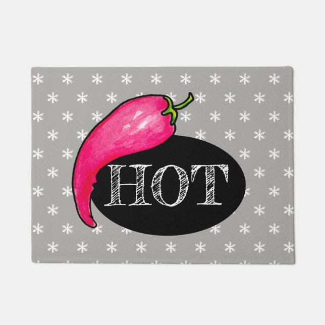 Chili pepper doormat (Front)