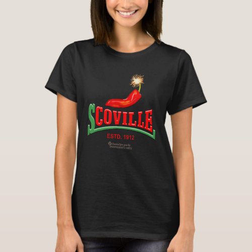 Chili Pepper Dynamite Burning Fuse Scoville Chili  T_Shirt