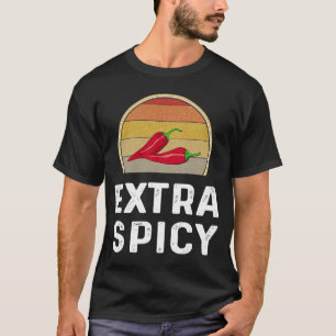 Chili Pepper Extra Spicy Cook Off Retro T-Shirt