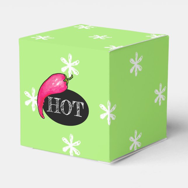 Chili pepper favor boxes (Back Side)