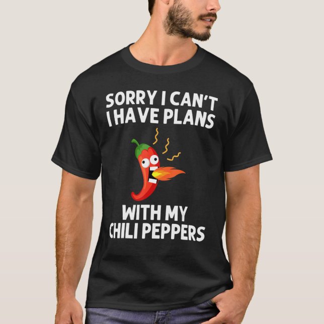   Chili Pepper For Men Women Spicy Habanero Chile T-Shirt (Front)