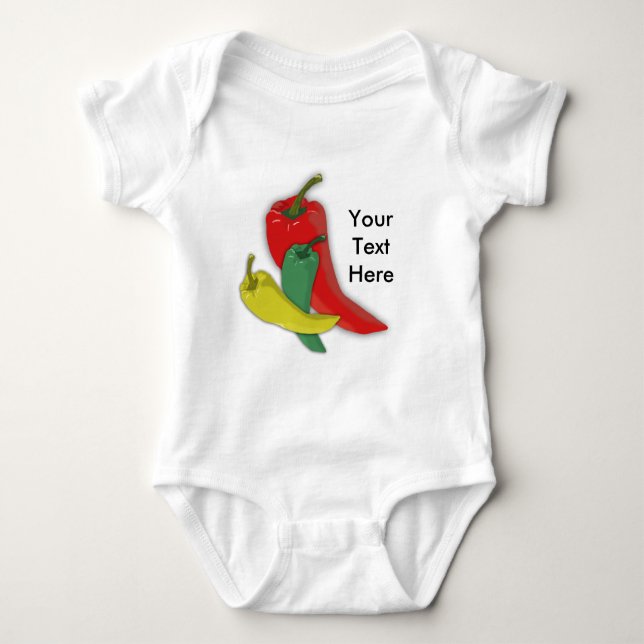 Chili Pepper Group Baby Bodysuit (Front)