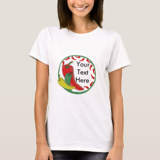 Chili Pepper Group Circle Frame3 T-Shirt