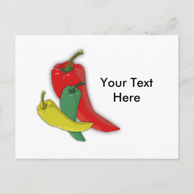 Chili Pepper Group Postcard (Front)