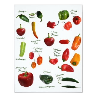 Hot Pepper Invitations & Announcements | Zazzle