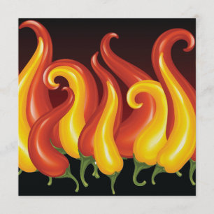 Chili Pepper Invitation