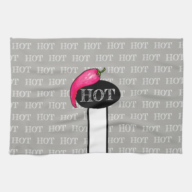 Chili pepper kitchen towel (Horizontal)