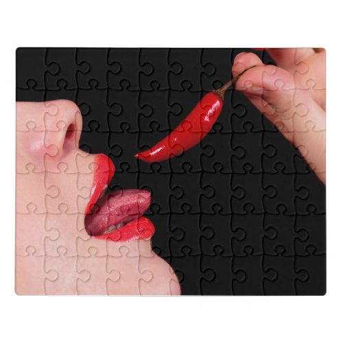 Chili pepper lips jigsaw puzzle