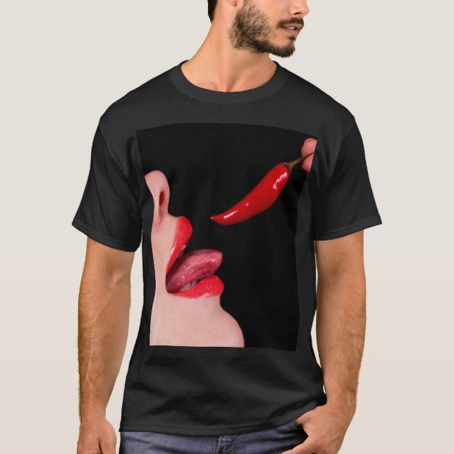 Chili pepper lips T-Shirt (Front)