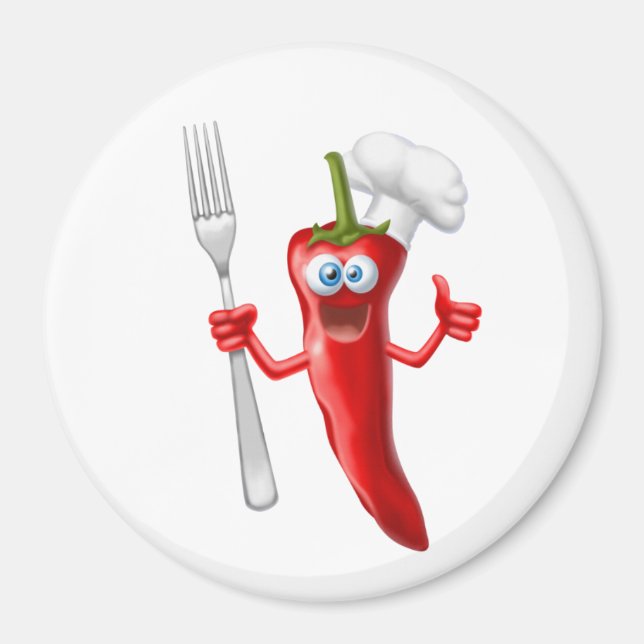Chili Pepper Magnet (Front)