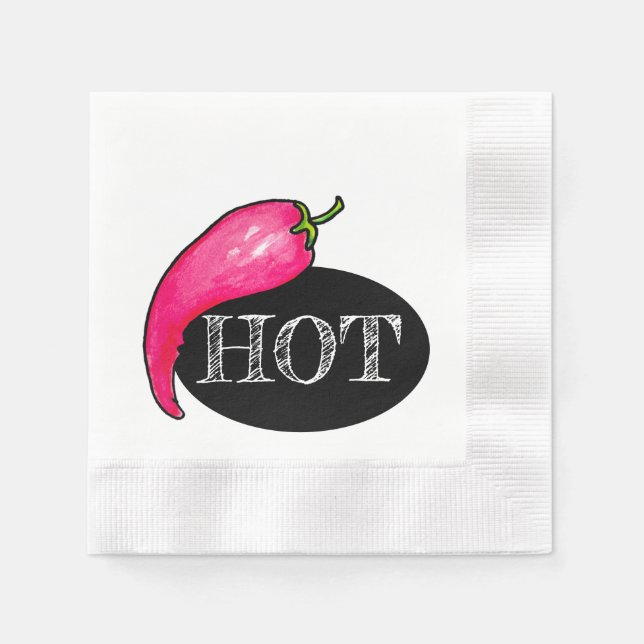 Chili pepper napkins (Front)