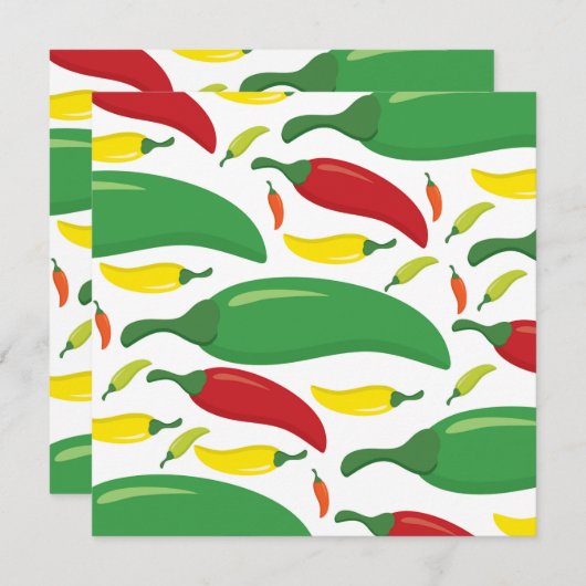 Chili pepper pattern (Front/Back)