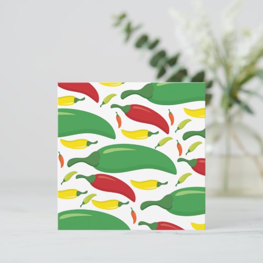 Chili pepper pattern (Standing Front)