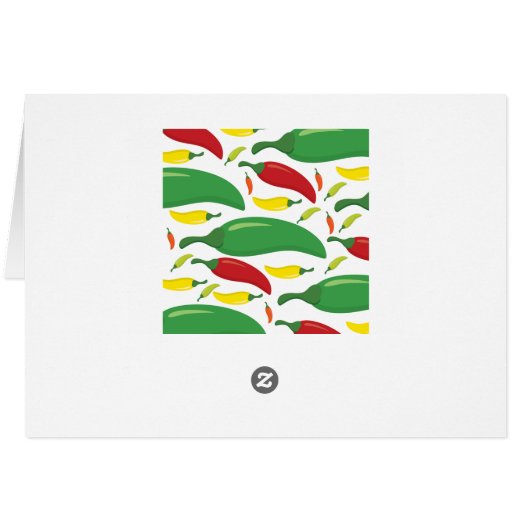 Chili pepper pattern (Back Horizontal)