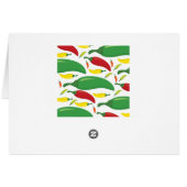 Chili pepper pattern cards (Back Horizontal)
