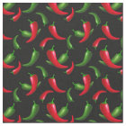 Chili pepper pattern kitchen cotton twill fabric