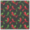 Chili pepper pattern kitchen cotton twill fabric
