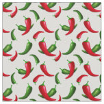Chili Pepper pattern kitchen cotton twill fabric