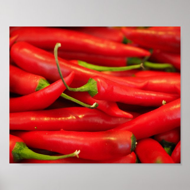 Chili Pepper Red Hot Poster (Front)