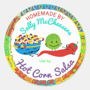 Chili pepper salsa from the kitchen of sticker