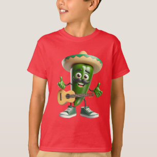  Chili Pepper with a Ukulele   T-Shirt
