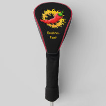 Chili Pepper with Flame Golf Head Cover