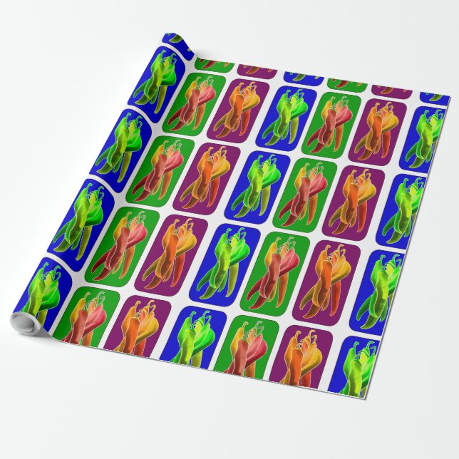 Chili Pepper Wrapping Paper (Unrolled)