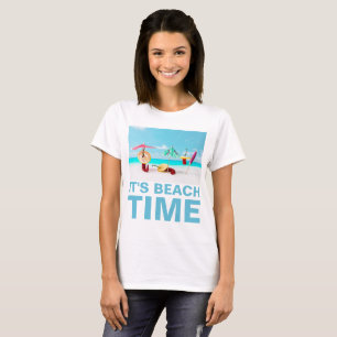 Chili Peppers Beach Time Funny custom T-Shirt