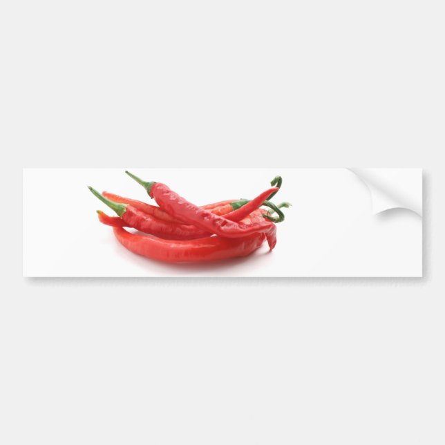 chili peppers bumper sticker (Front)