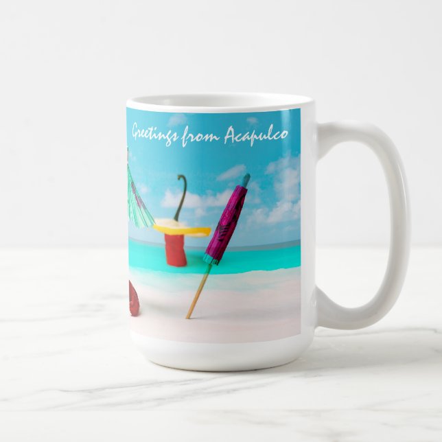 Chili Peppers By The Sea funny Coffee Mug (Right)