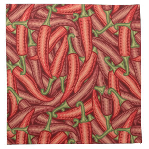 Chili Peppers Cloth Napkin