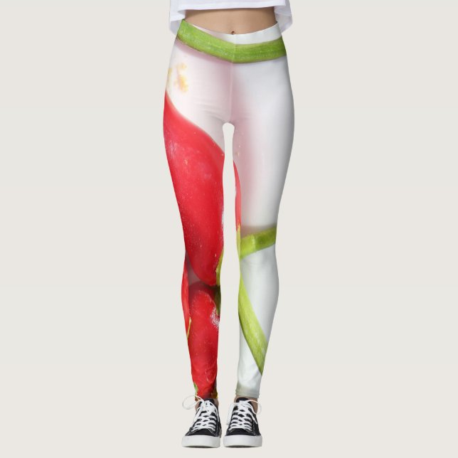 Chili Peppers Cool Leggings (Front)