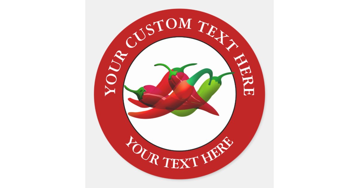 Chili Peppers Custom Text Logo Icon 3