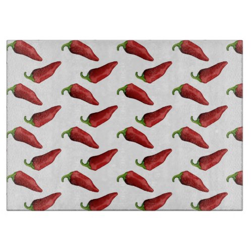 Chili peppers cutting board