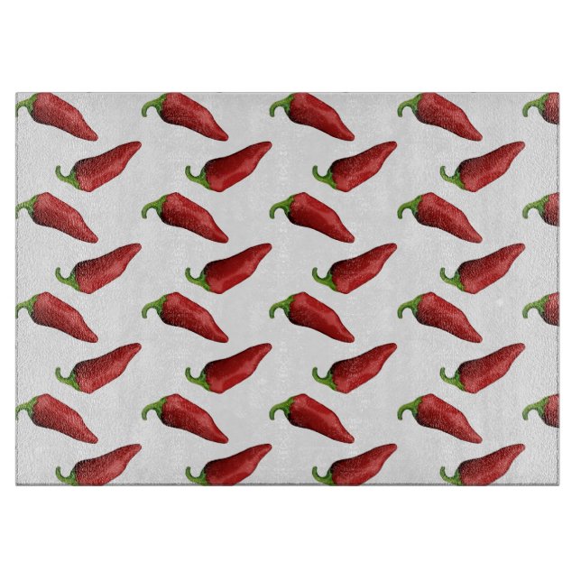 Chili peppers cutting board (Front)