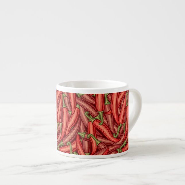 Chili Peppers Espresso Cup (Front Right)