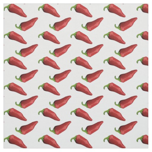 Chili peppers fabric